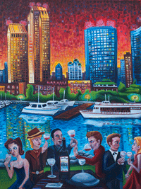 san diego bay wine and food festival poster art